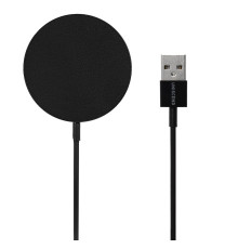 Беспроводное зарядное устройство с магнитами Magmate, черное