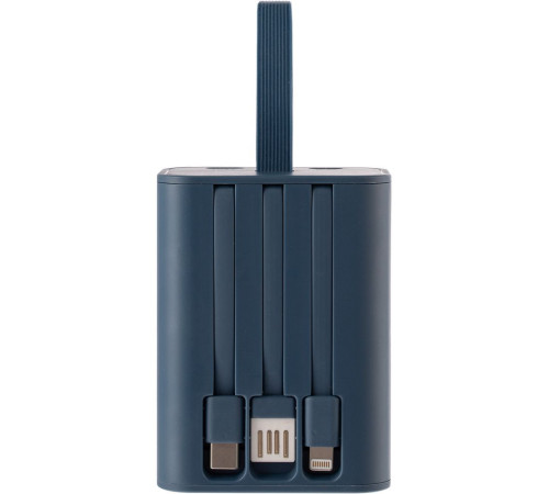 Аккумулятор с быстрой зарядкой Trellis Quick 10000 мАч, синий