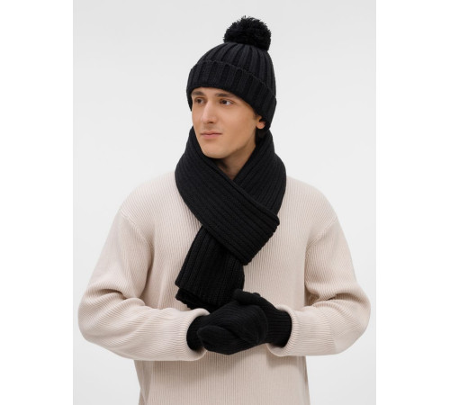 Шарф HappyGo, черный