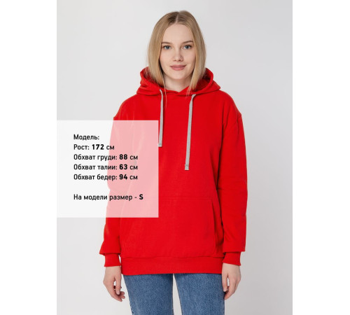 Толстовка с капюшоном Unit Kirenga Heavy, красная