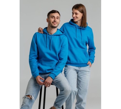 Толстовка с капюшоном Snake II бирюзовая