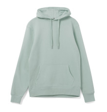 Толстовка с капюшоном унисекс Hoodie, серо-зеленая