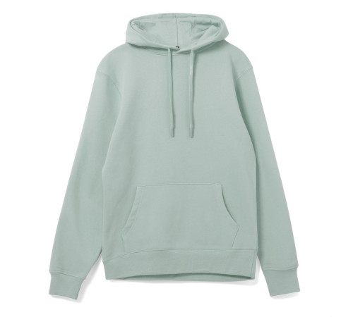 Толстовка с капюшоном унисекс Hoodie, серо-зеленая