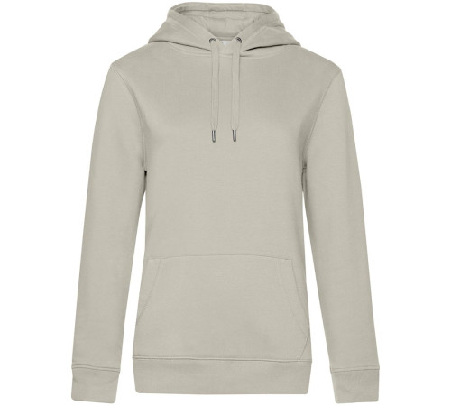 Толстовка с капюшоном женская Queen, дымчато-серая