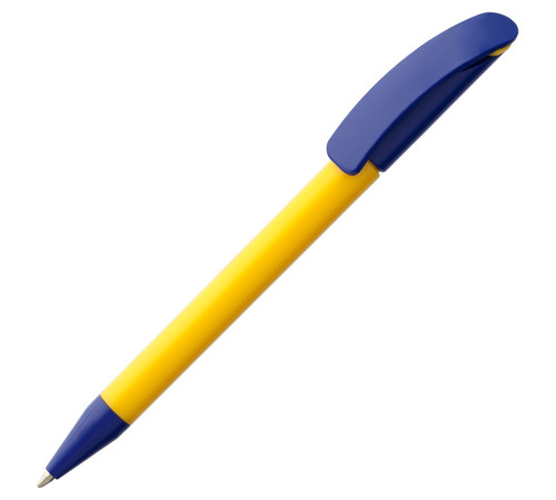 Ручка шариковая Prodir DS3 TPP Special, желтая с синим