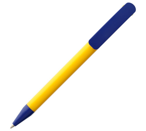Ручка шариковая Prodir DS3 TPP Special, желтая с синим