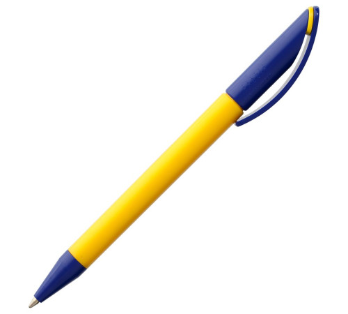 Ручка шариковая Prodir DS3 TPP Special, желтая с синим