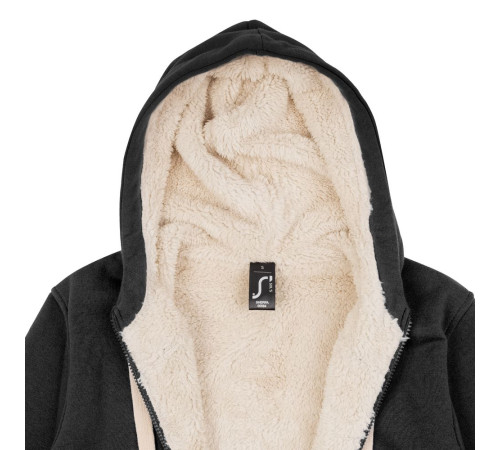 Толстовка унисекс на молнии Sherpa 280, черная