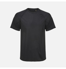 Футболка спортивная унисекс Vortex, черная