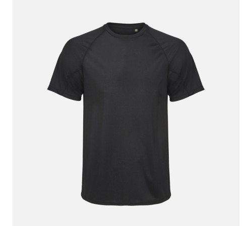 Футболка спортивная унисекс Vortex, черная