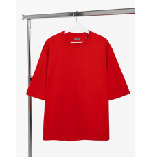 Футболка оверсайз унисекс Kosmos 2.0, красная