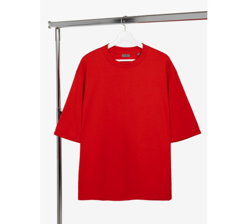 Футболка оверсайз унисекс Kosmos 2.0, красная