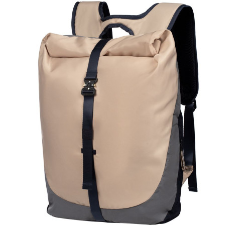 Рюкзак coolStuff Plus, бежевый с темно-синим