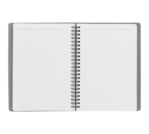 Ежедневник Spring Shall, недатированный, черный с серым