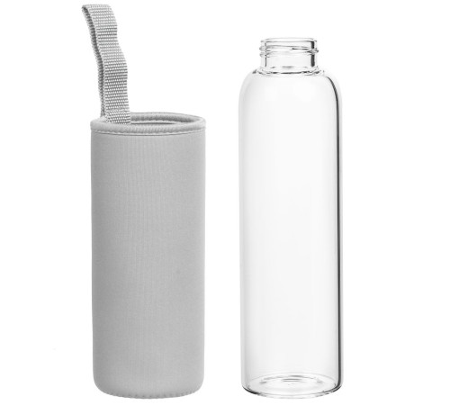 Бутылка для воды Sleeve Ace, серая