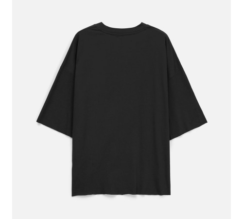 Футболка унисекс оверсайз T1, черная