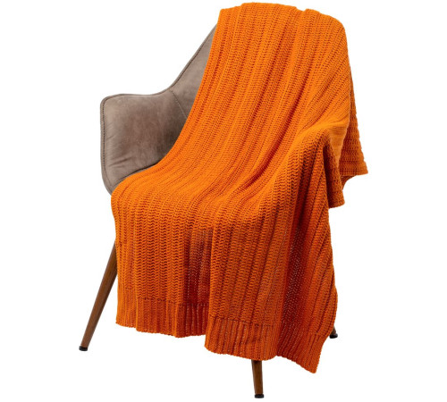 Плед Termoment, оранжевый (терракот)