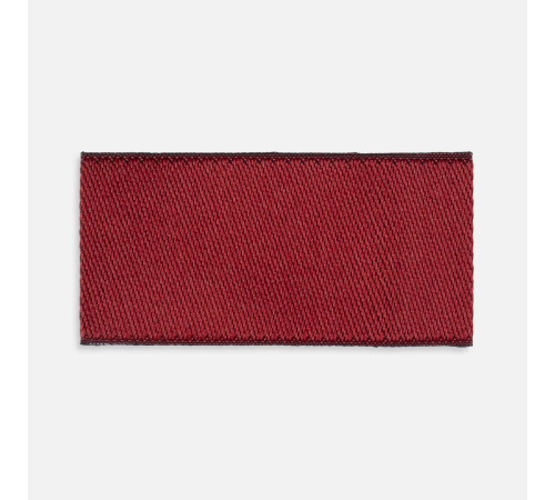 Лейбл тканевый Epsilon, XXS, бордовый