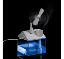 Настольный увлажнитель Arioso с вентилятором и лампой, белый