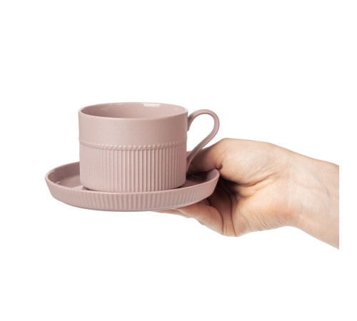 Чайная пара Pastello Moderno, розовая