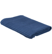 Полотенце вафельное Gentle, большое, темно-синее