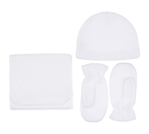 Шапка Fleecy, белая