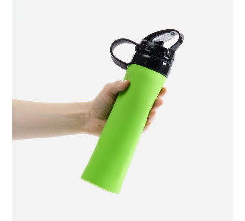 Складная бутылка для воды Langfossen, зеленое яблоко