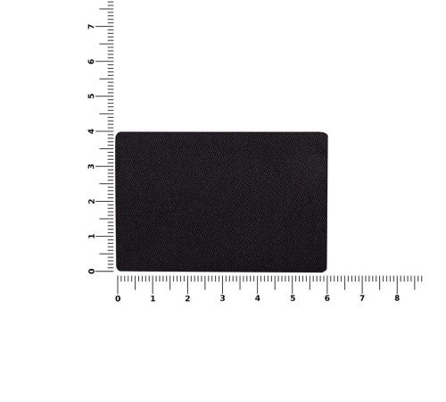 Наклейка тканевая Lunga, L, черная