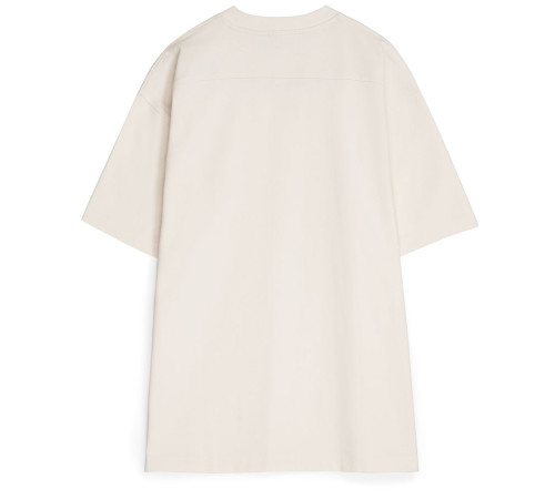 Футболка оверсайз унисекс Sideline, молочно-белая