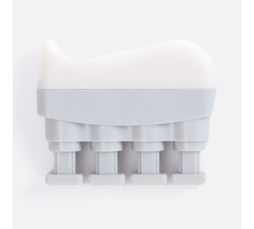 Эспандер кистевой FingerTap, серый с белым