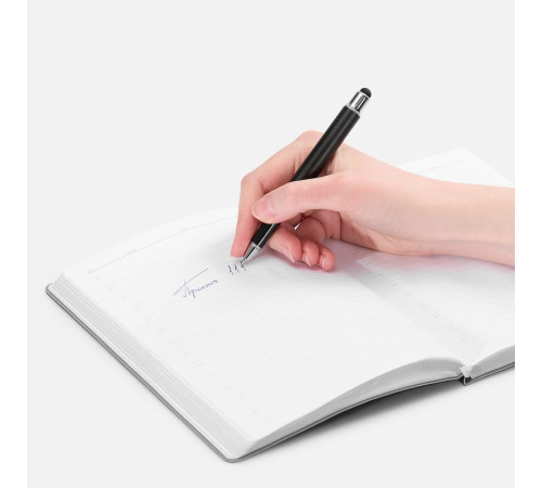 Роллер Scribo со стилусом, матовый серый