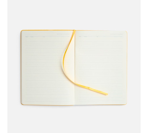 Ежедневник Vale New, недатированный, желтый