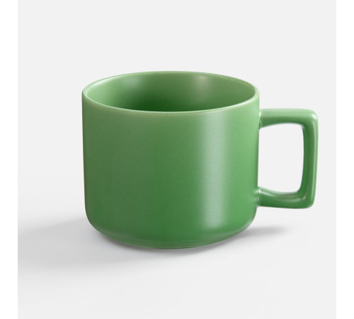 Чашка Jumbo в коробке матовая, зеленая