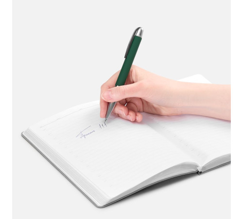 Ручка шариковая Arc Soft Touch, зеленая