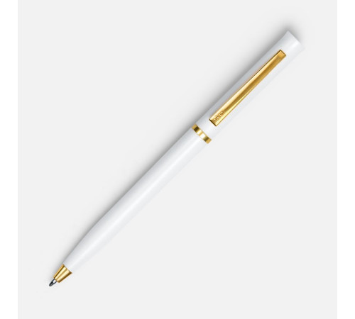 Ручка шариковая Euro Gold, белая