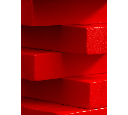 Игра «Деревянная башня мини», красная