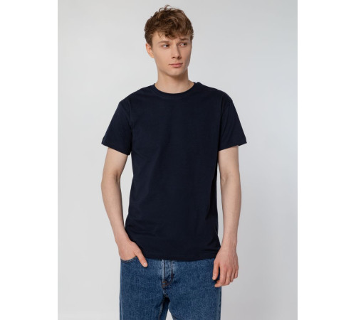 Футболка унисекс T-Bolka 160, темно-синяя