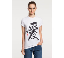 Футболка женская «Вечные ценности. Любовь», белая