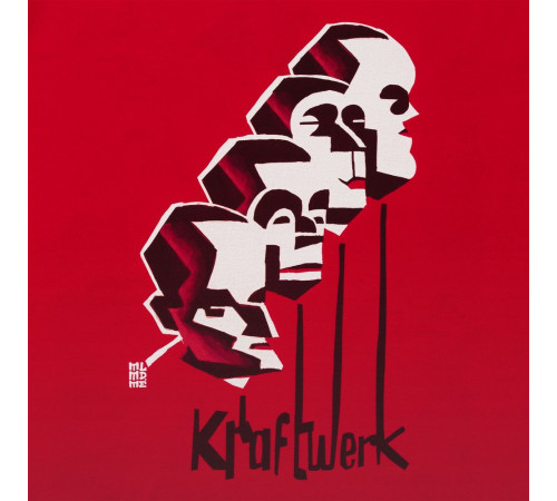 Футболка «Меламед. Kraftwerk», красная