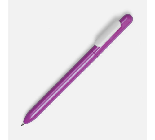 Ручка шариковая Swiper, фиолетовая с белым
