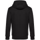 Толстовка с капюшоном унисекс King, черная