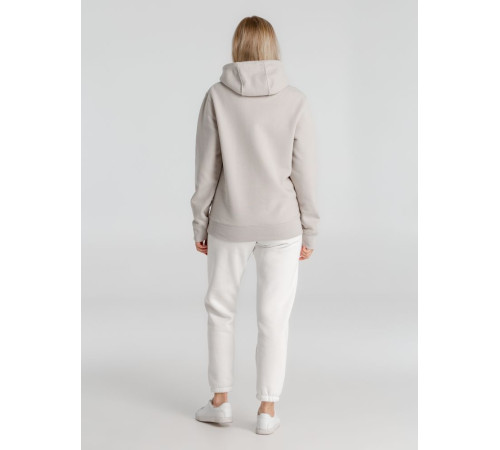 Толстовка с капюшоном унисекс King, дымчато-серая