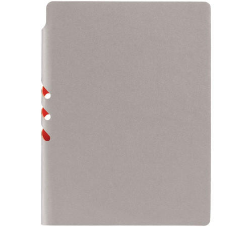 Ежедневник Flexpen, недатированный, серебристо-оранжевый