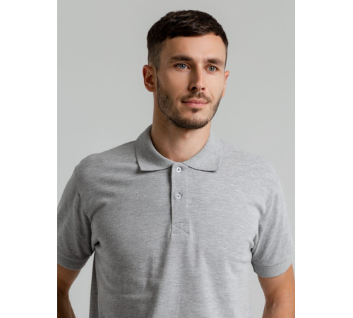 Рубашка поло мужская Virma Premium, серый меланж