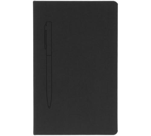 Ежедневник Magnet Shall, недатированный, черный