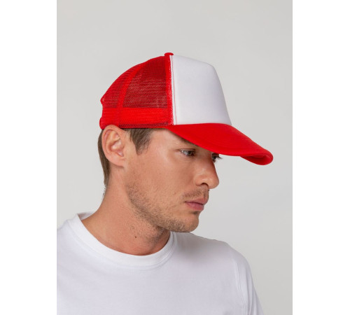 Бейсболка Sunbreaker, красная с белым