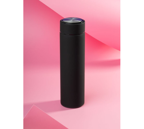 Термос с ситечком Percola, черный