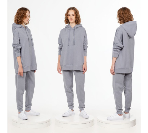 Худи унисекс H2, серое