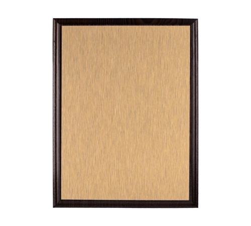 Плакетка Plaque, малая, венге с золотистой пластиной