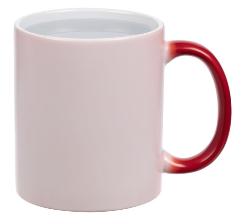 Кружка «Хамелеон», глянцевая, красная